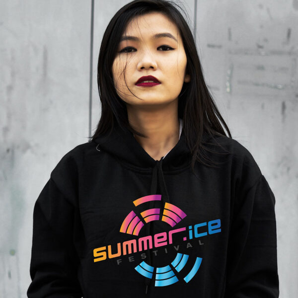 Hoodie farbig - Summer Ice Festivals (unisex) – Bild 2