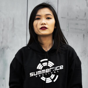 Hoodie weiss - Summer Ice Festivals (unisex)
