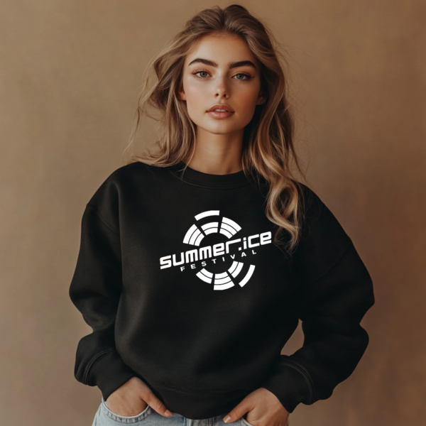 Sweatshirt weiss - Summer Ice Festivals (unisex) – Bild 2