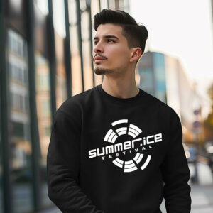 Sweatshirt weiss - Summer Ice Festivals (unisex)