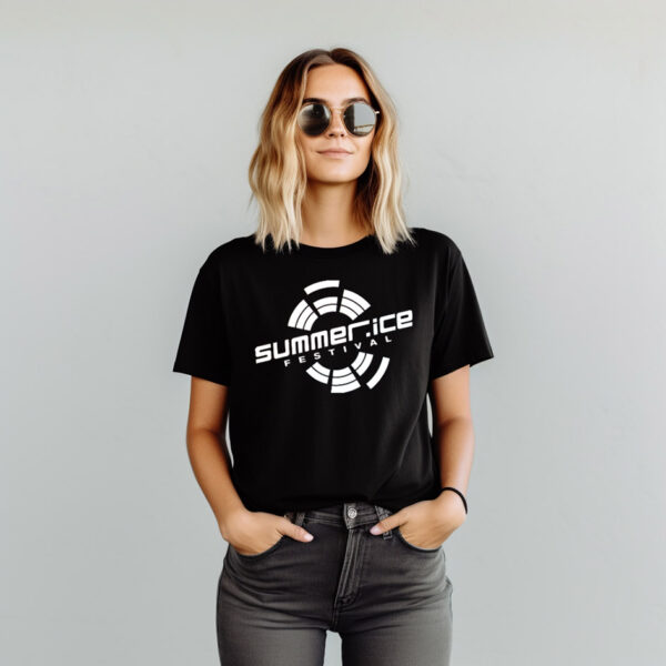 T-Shirt weiss - Summer Ice Festivals (unisex)