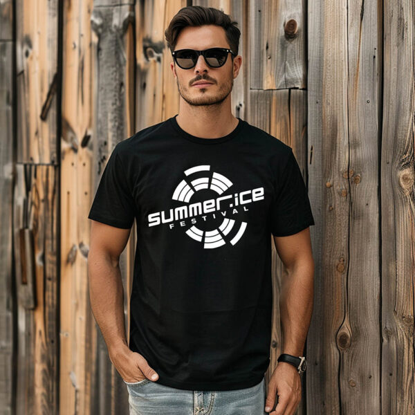 T-Shirt weiss - Summer Ice Festivals (unisex) – Bild 2